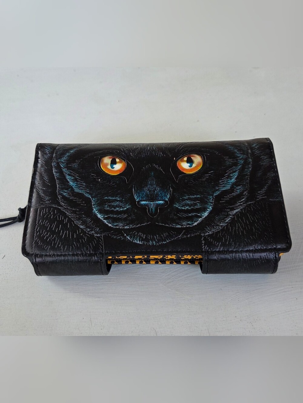 New Laura Parker 3D Black Cat Wallet - Picture 10 of 11